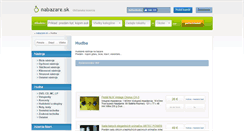 Desktop Screenshot of hudba.nabazare.sk