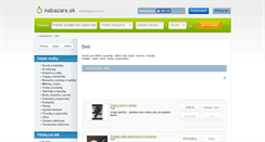 Desktop Screenshot of deti.nabazare.sk