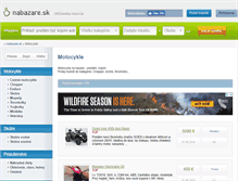 Tablet Screenshot of motocykle.nabazare.sk